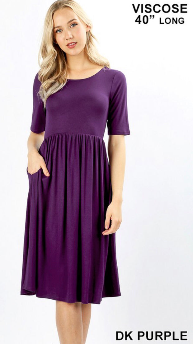 Purple Haze Midi Dress
