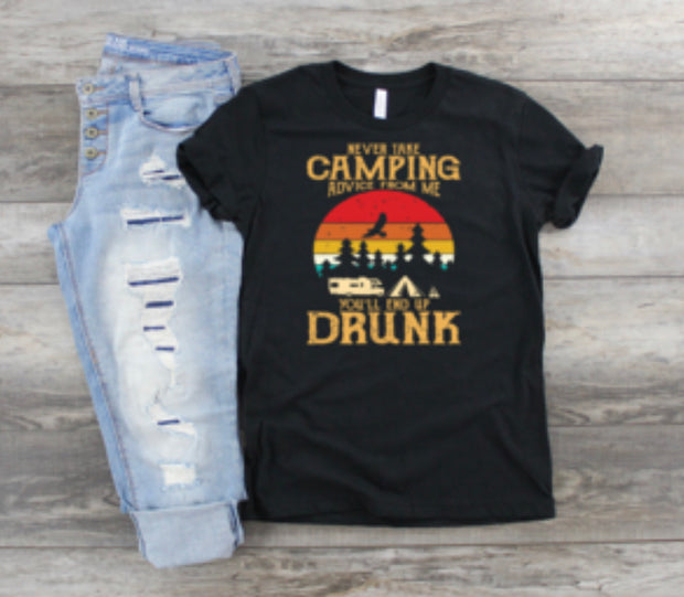 Camping Advice Graphic Tee