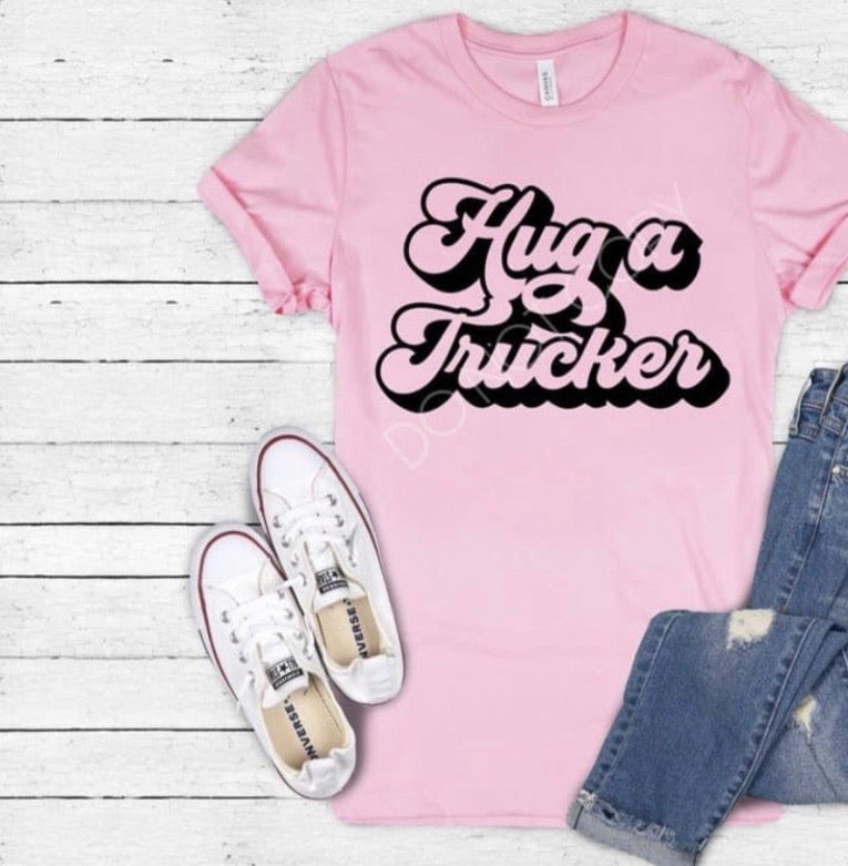 Hug a Trucker Graphic Tee