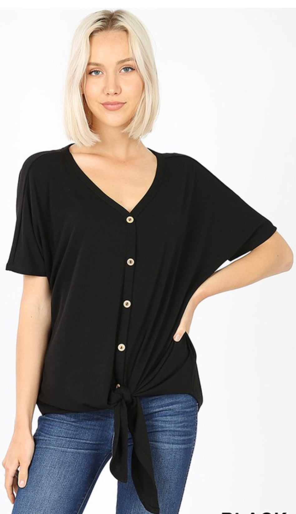 Style Me Up Tie-Front Top