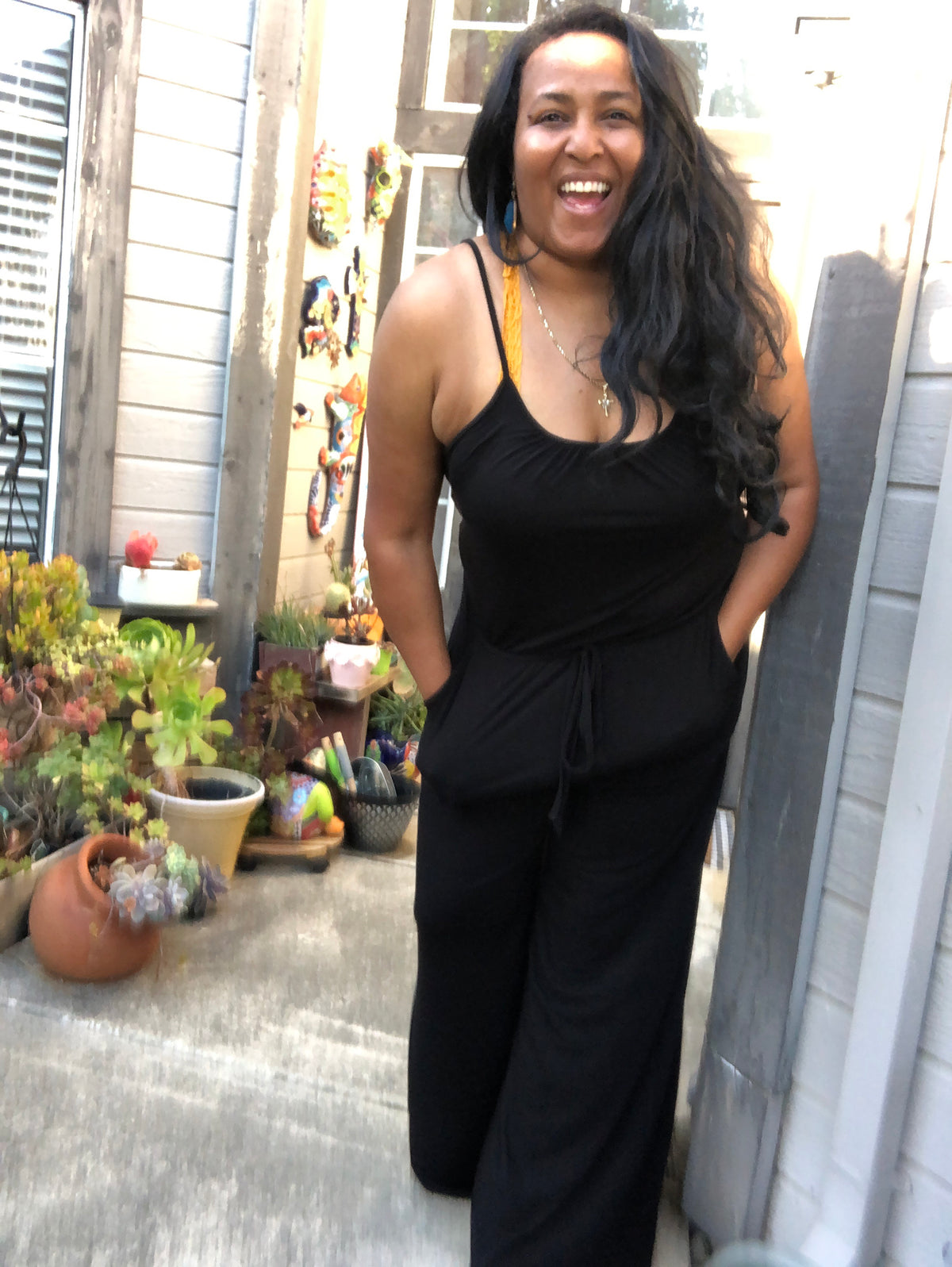 Tank Style Jumpsuit Regular and Plus Sizes