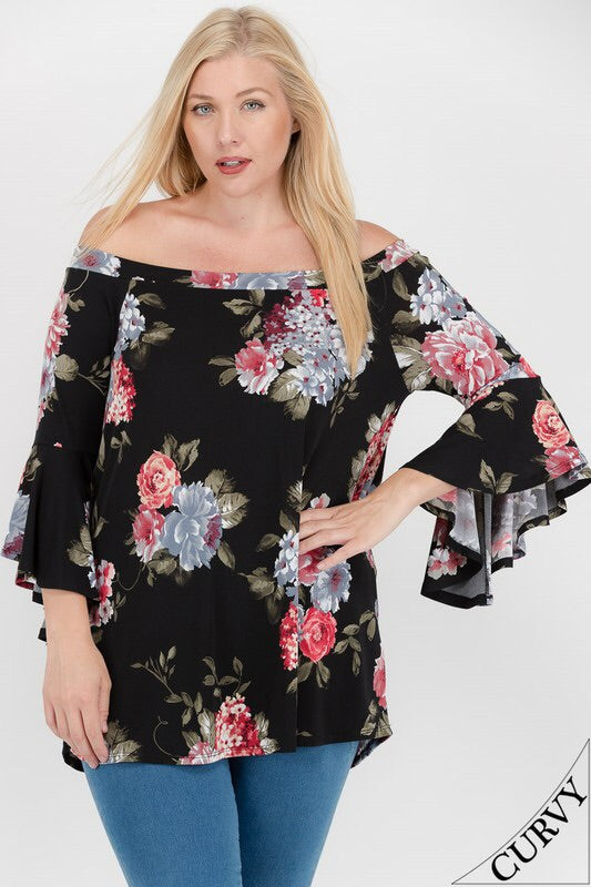 Dina Floral ots Top-Plus