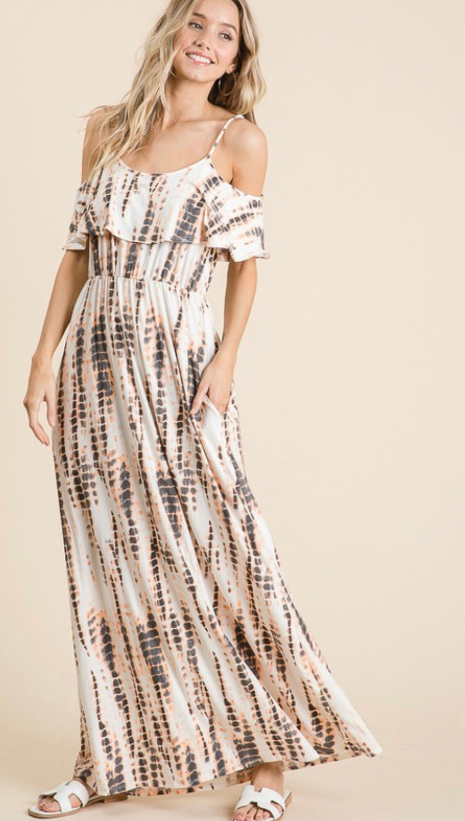 Last Resort Tie Dye Maxi Dress