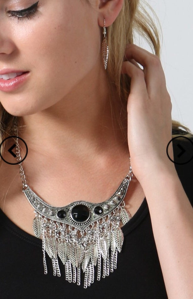 Boho Necklace & Earring Set