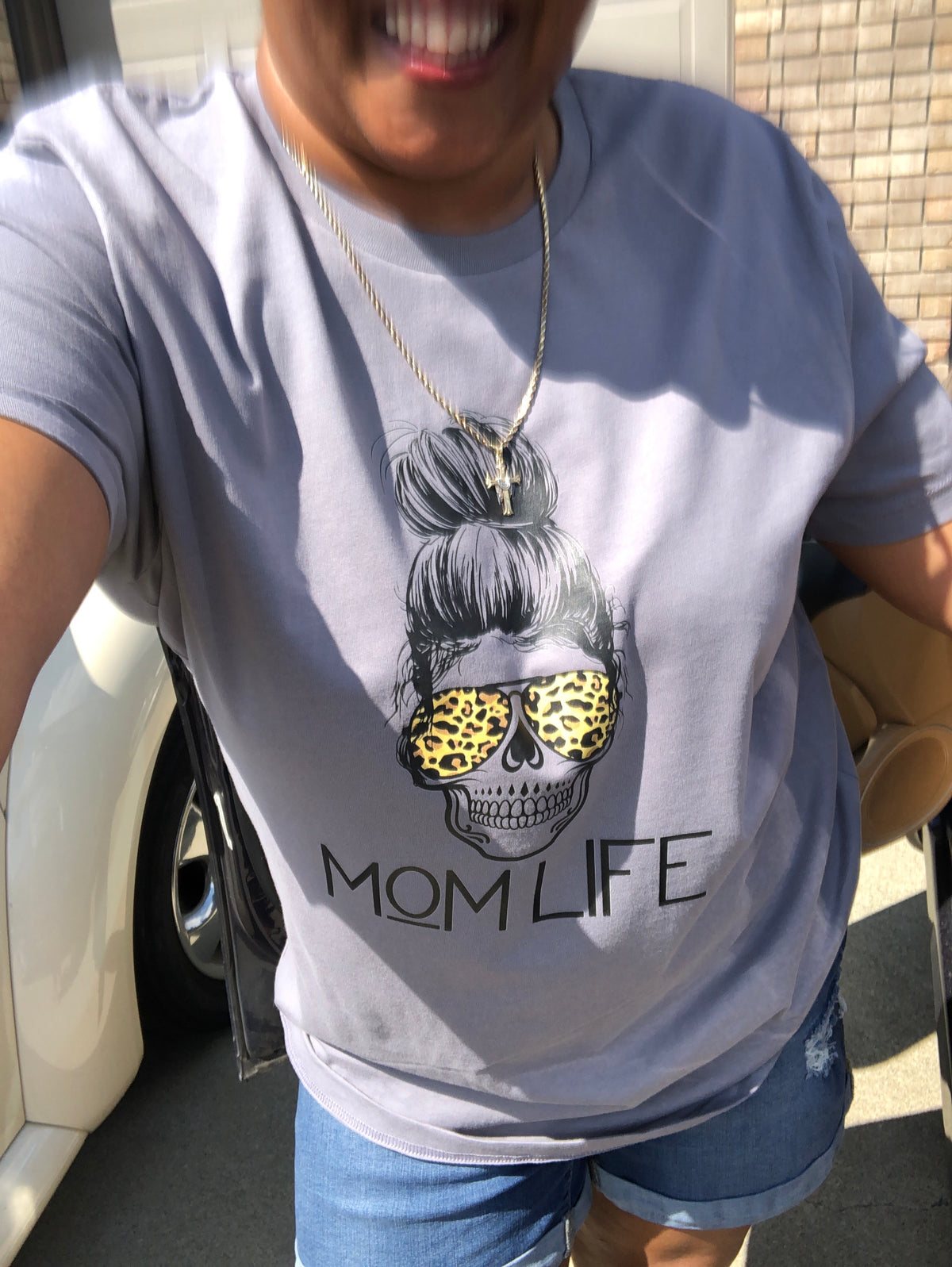 Mom Life Skeleton Graphic Tee