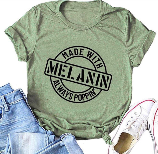 Melanin Poppin’ Graphic Tee