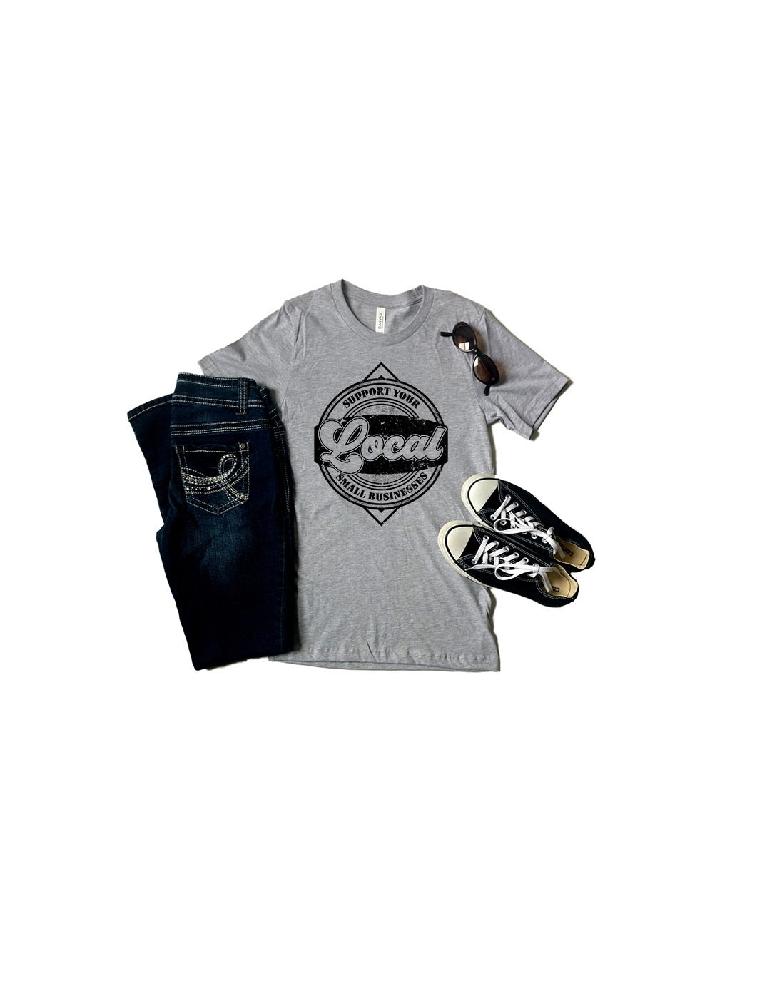 Support Your Local Small Business Graphic Tee
