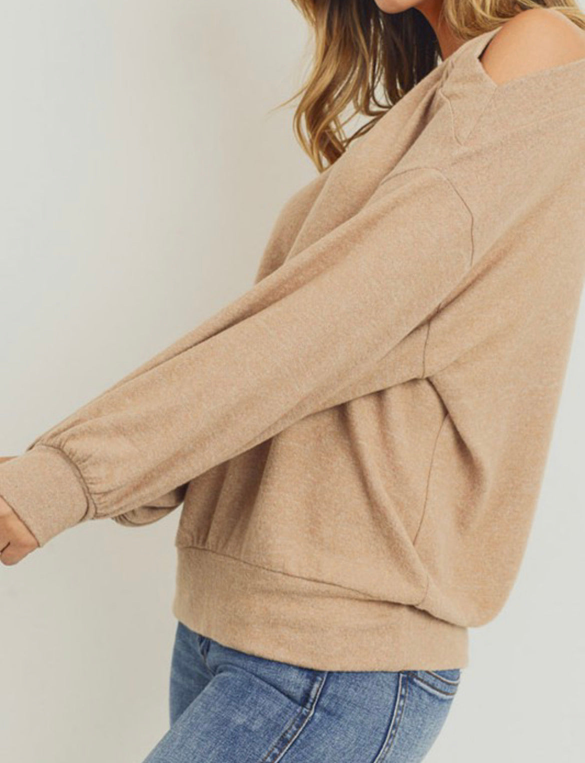 Shoulder Strap Sweater