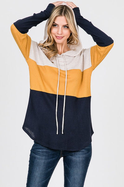 Colorblock Hooded Sweatshirt – Modern Gypsy