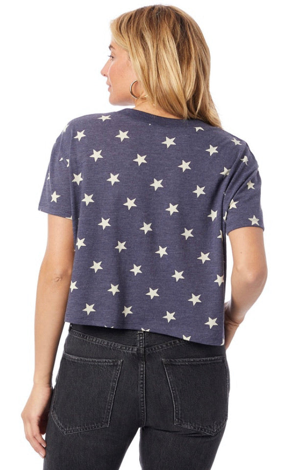 Seeing Stars Crop Tee